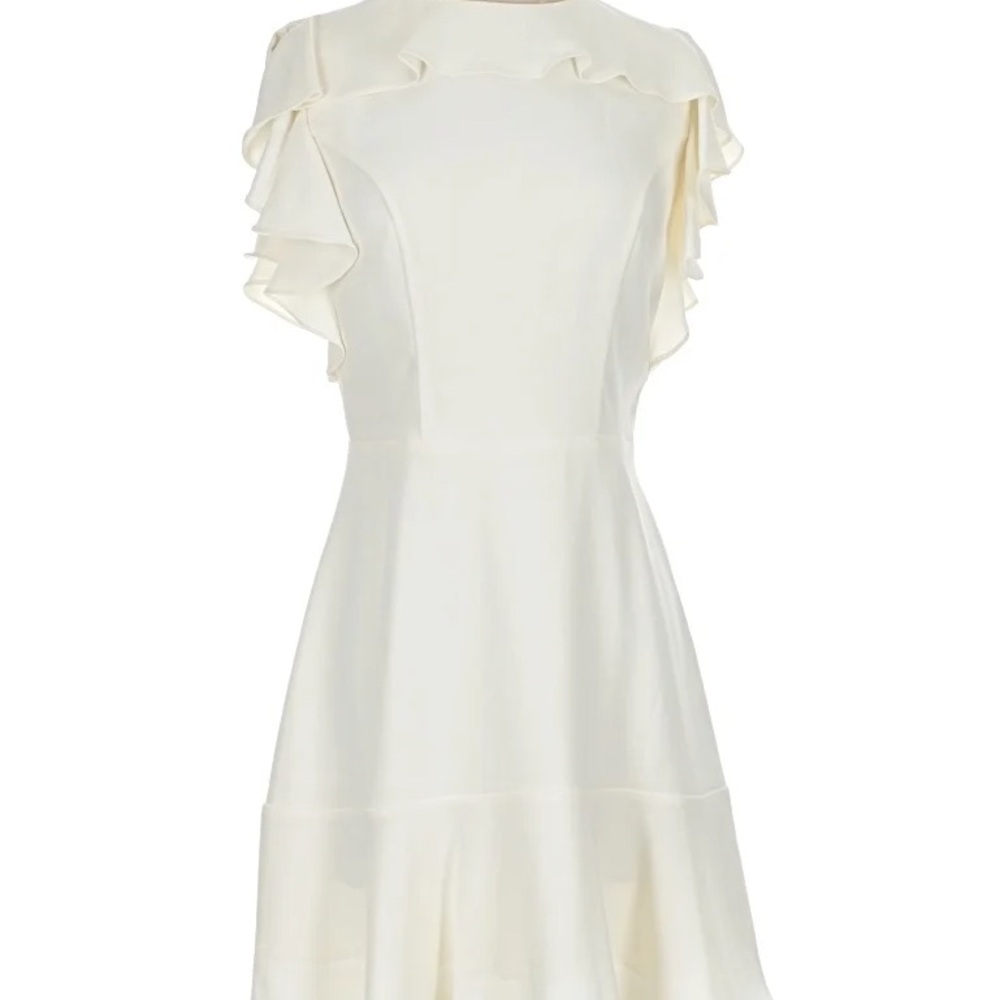 Amanda Uprichard Ivory Mini Dress